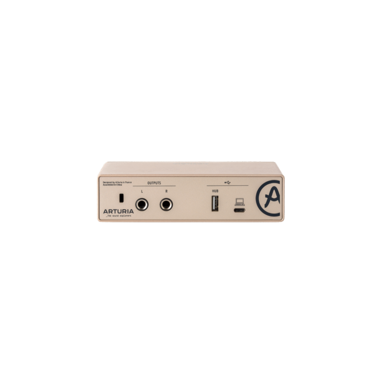 ARTURIA - INTERFACCIA AUDIO USB C 1 IN COMBO E 2 OUT IN COLORE CHAMPAGNE