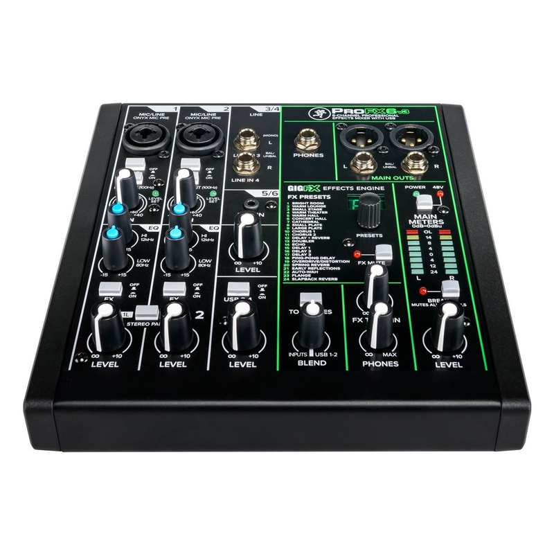 MACKIE - Mixer Analogico 6 Canali con Effetti e USB