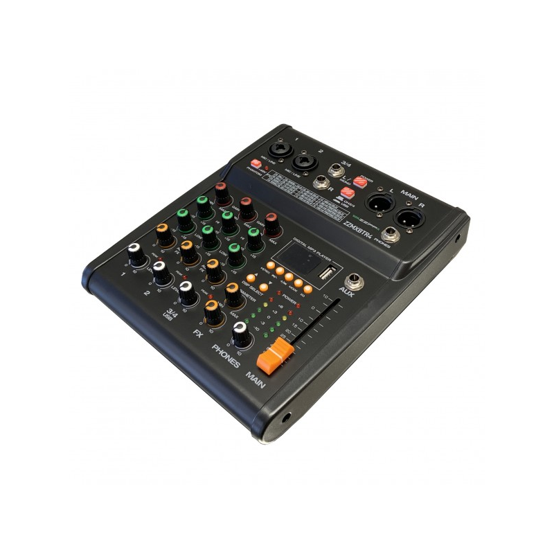 ZZiPP - MIXER COMPATTO 4 CANALI CON MULTIEFFETTO