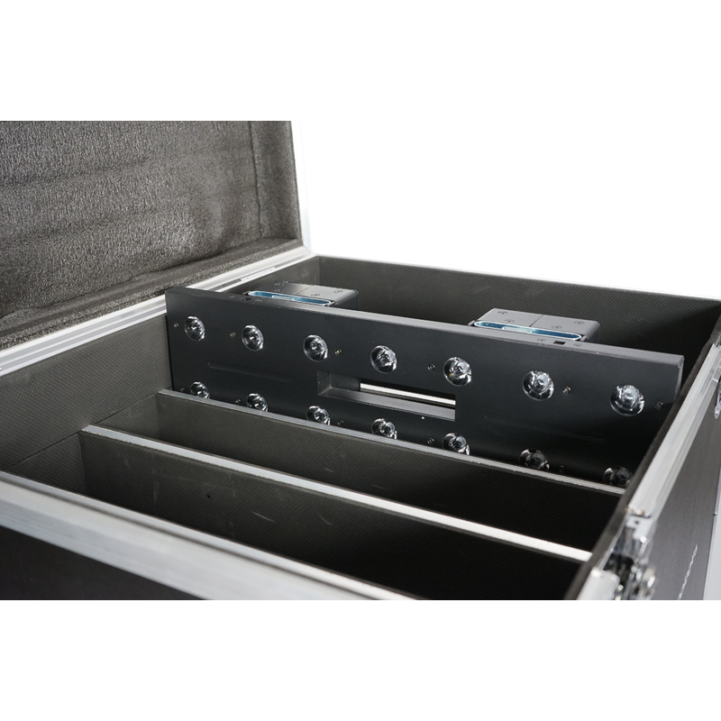 FOS TECHNOLOGIES - Flight case con ruote per 6 pannelli pixel