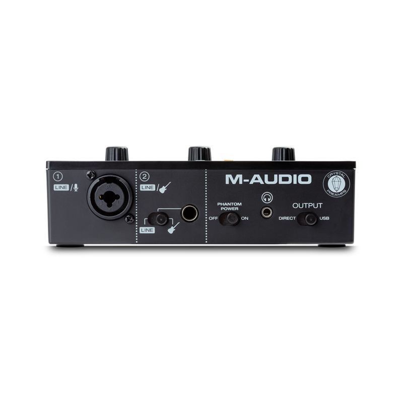 M-AUDIO - INTERFACCIA AUDIO USB 2-IN/2-OUT CON 1 INPUT COMBO, 1 INSTRUMENT, 1 PREAMP MICROFONICO