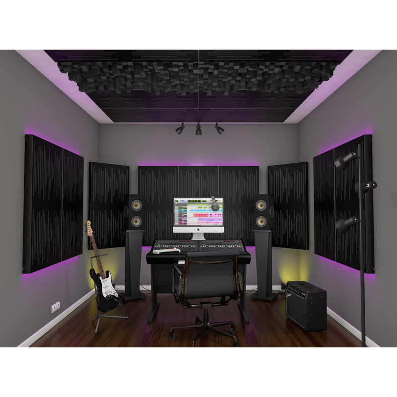 VICOUSTIC - Kit di pannelli diffusori e assorbenti