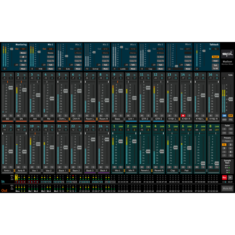 SPL - Interfaccia MADI  to USB, 64 in/out, 24bit 192Khz