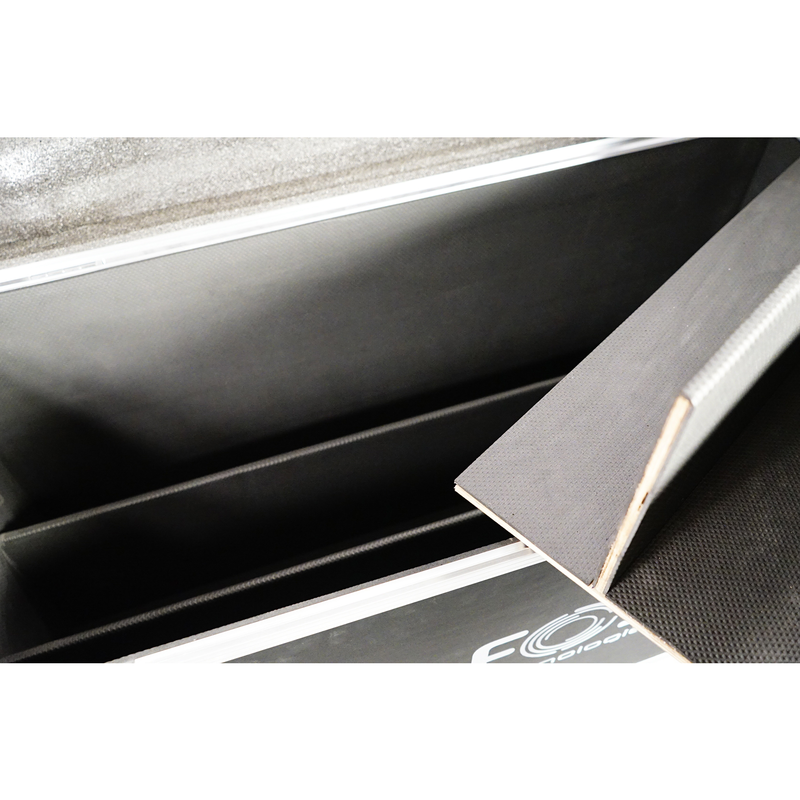 FOS TECHNOLOGIES - Flight case con ruote per 6 unità ACL line12